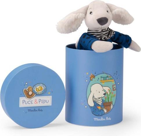 Moulin Roty Іграшка пес Pilou в коробці Puce & Pilou  684009